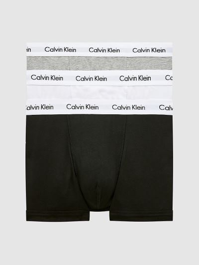 Calvin Klein Underwear HU760032 | Calvin Klein Cotton Stretch Low Rise Férfi Alsónadrág Fekete / Feh